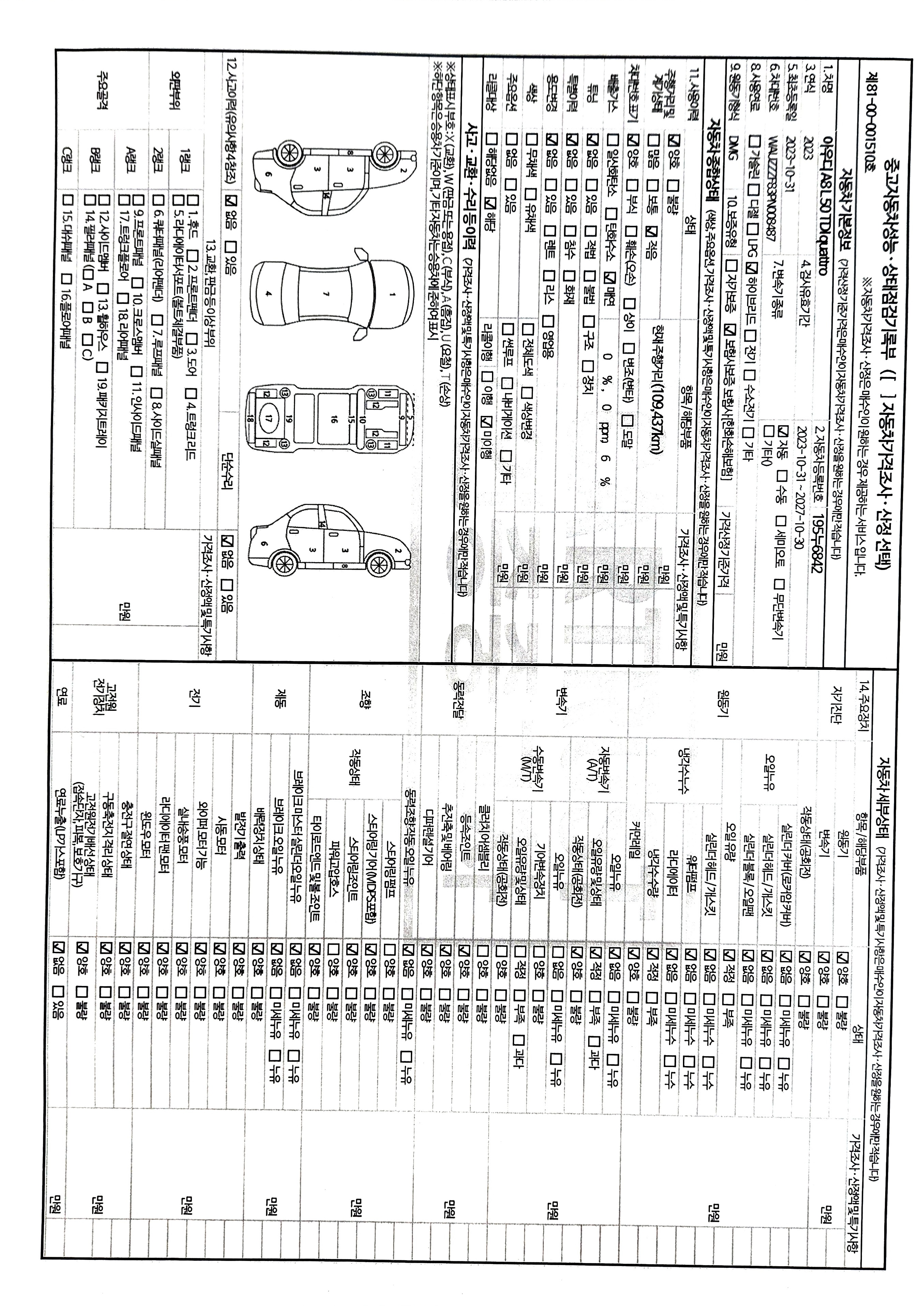 Audi A8 2023 — inspection photo 1