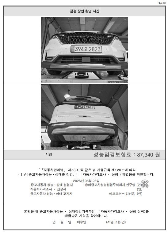 Kia Canival 2021 — inspection photo 6
