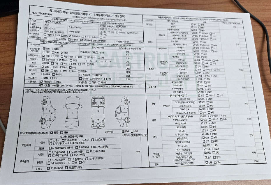 Lexus CT200h 2020 — inspection photo 1