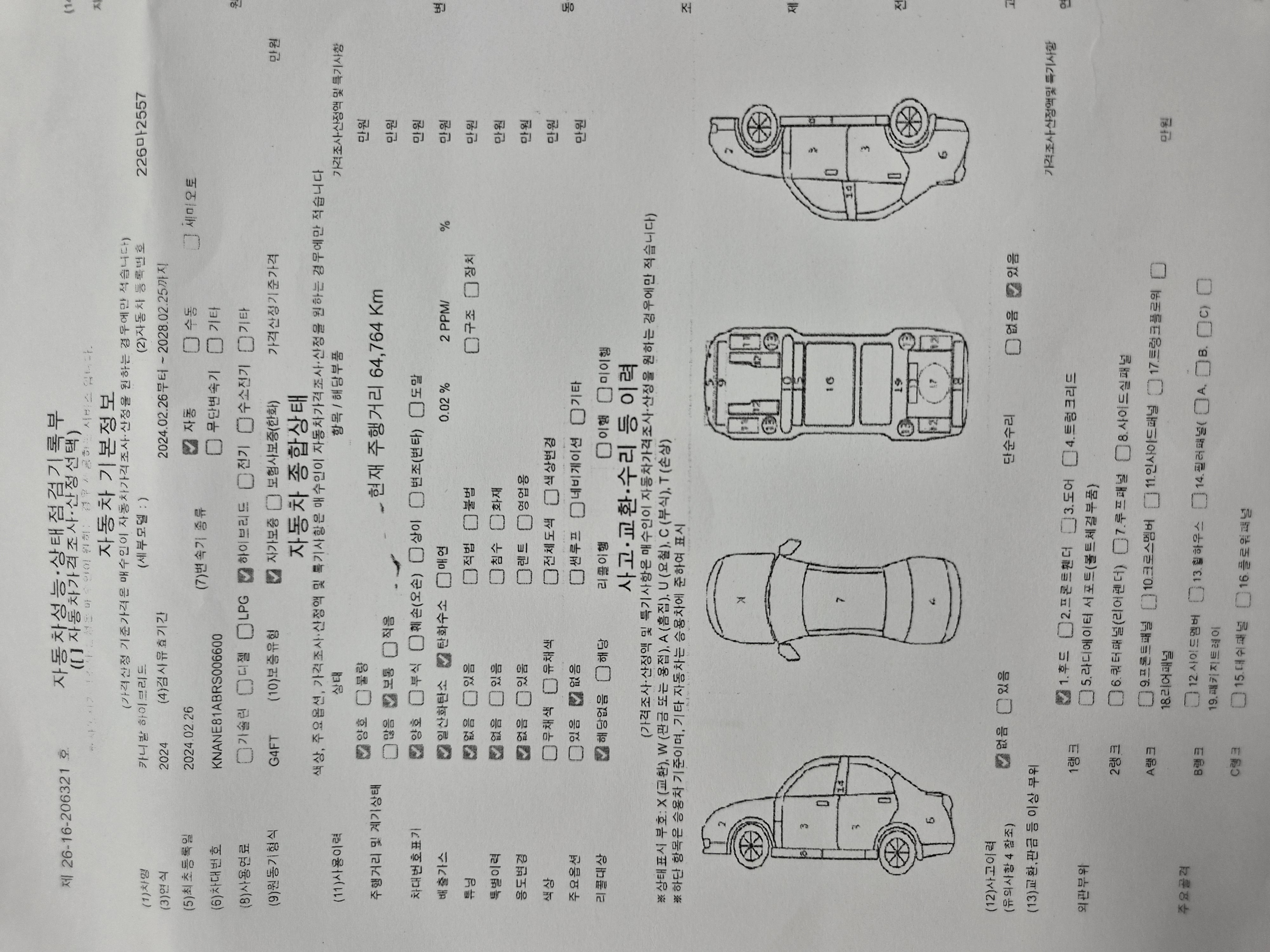 Kia Canival 2024 — inspection photo 1