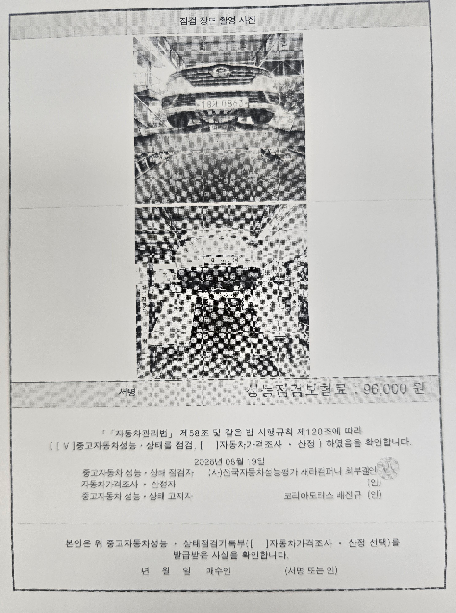 Renault Korea SM6 2016 — inspection photo 4