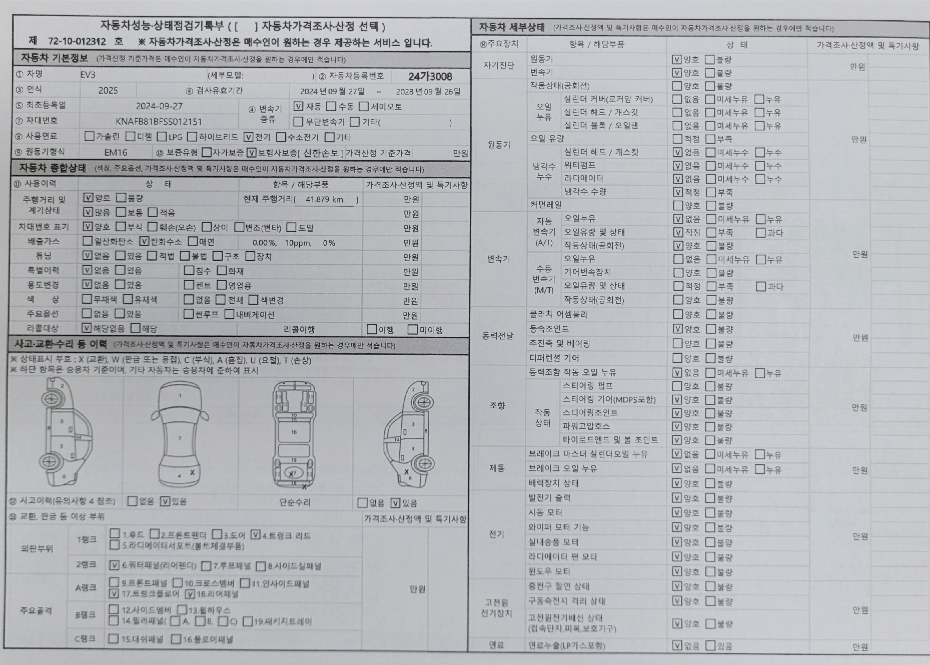Kia EV3 2025 — inspection photo 3