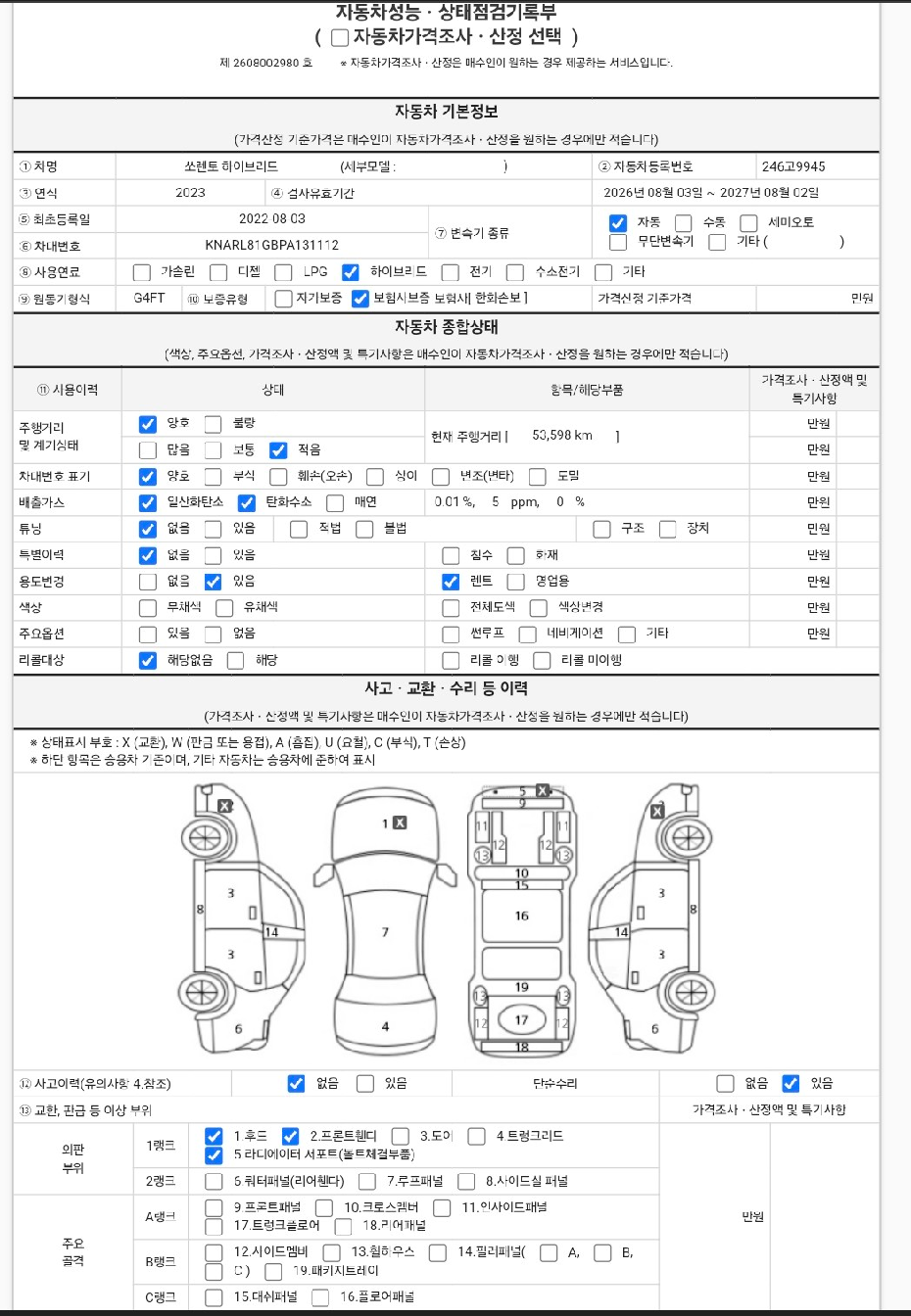 Kia Sorento 2023 — inspection photo 1