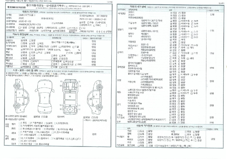 Renault Korea QM6 2020 — inspection photo 1