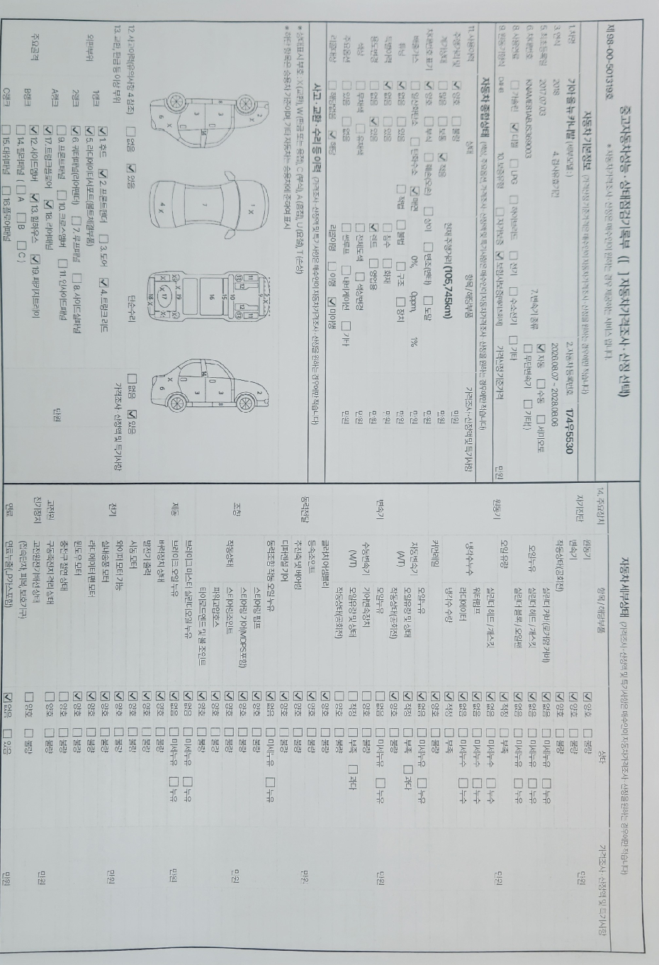 Kia Canival 2018 — inspection photo 1