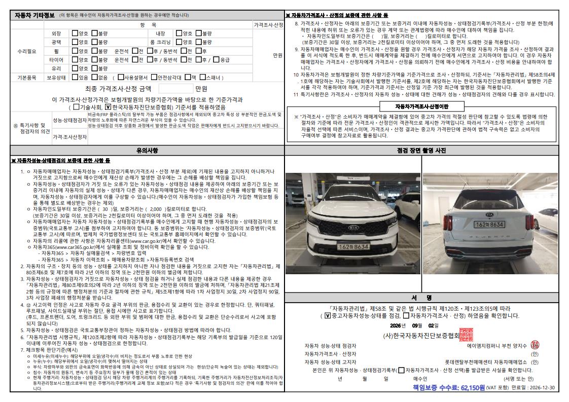 Kia Sorento 2021 — inspection photo 2