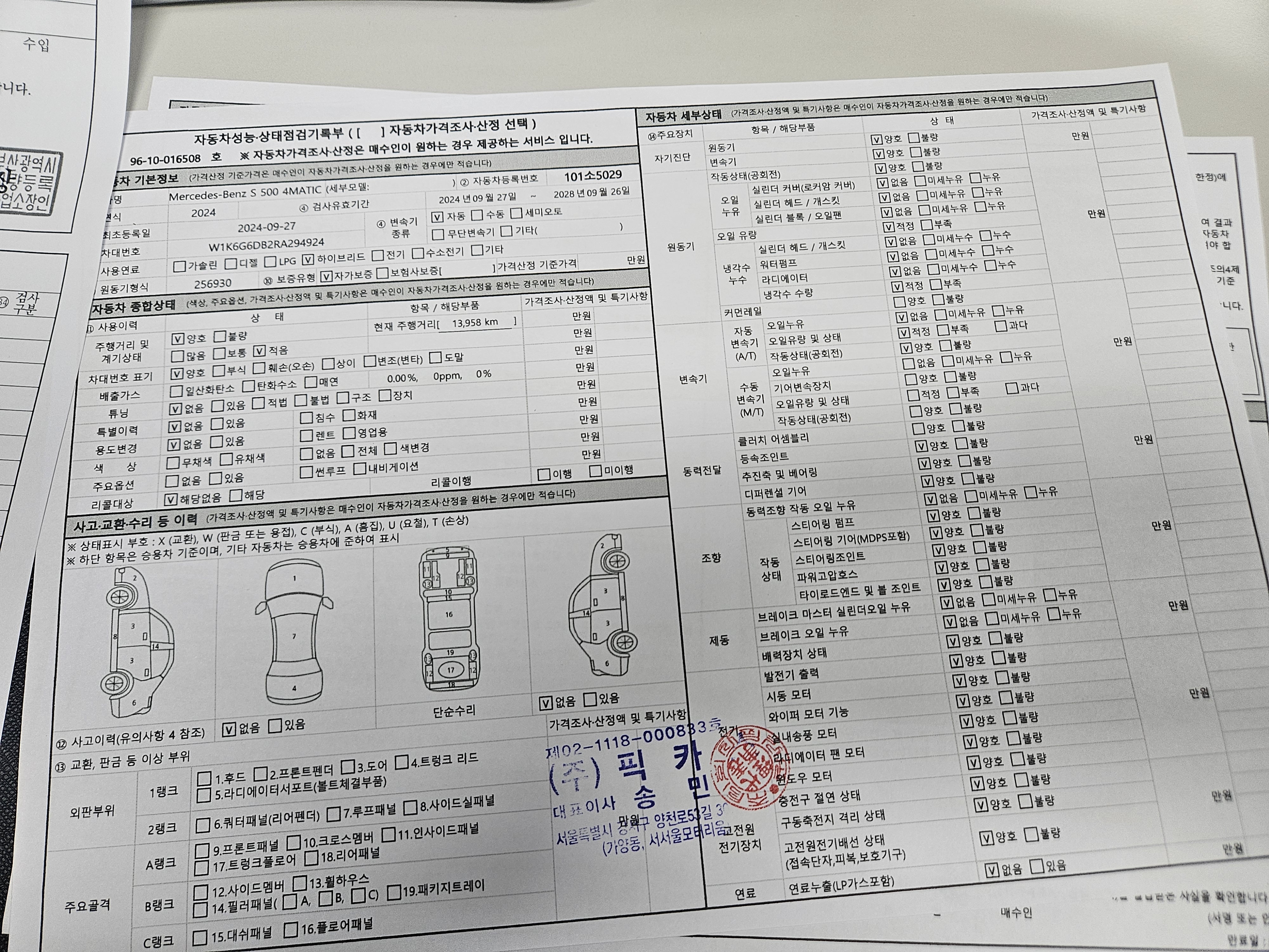 Mercedes-Benz S-Class 2024 — inspection photo 1