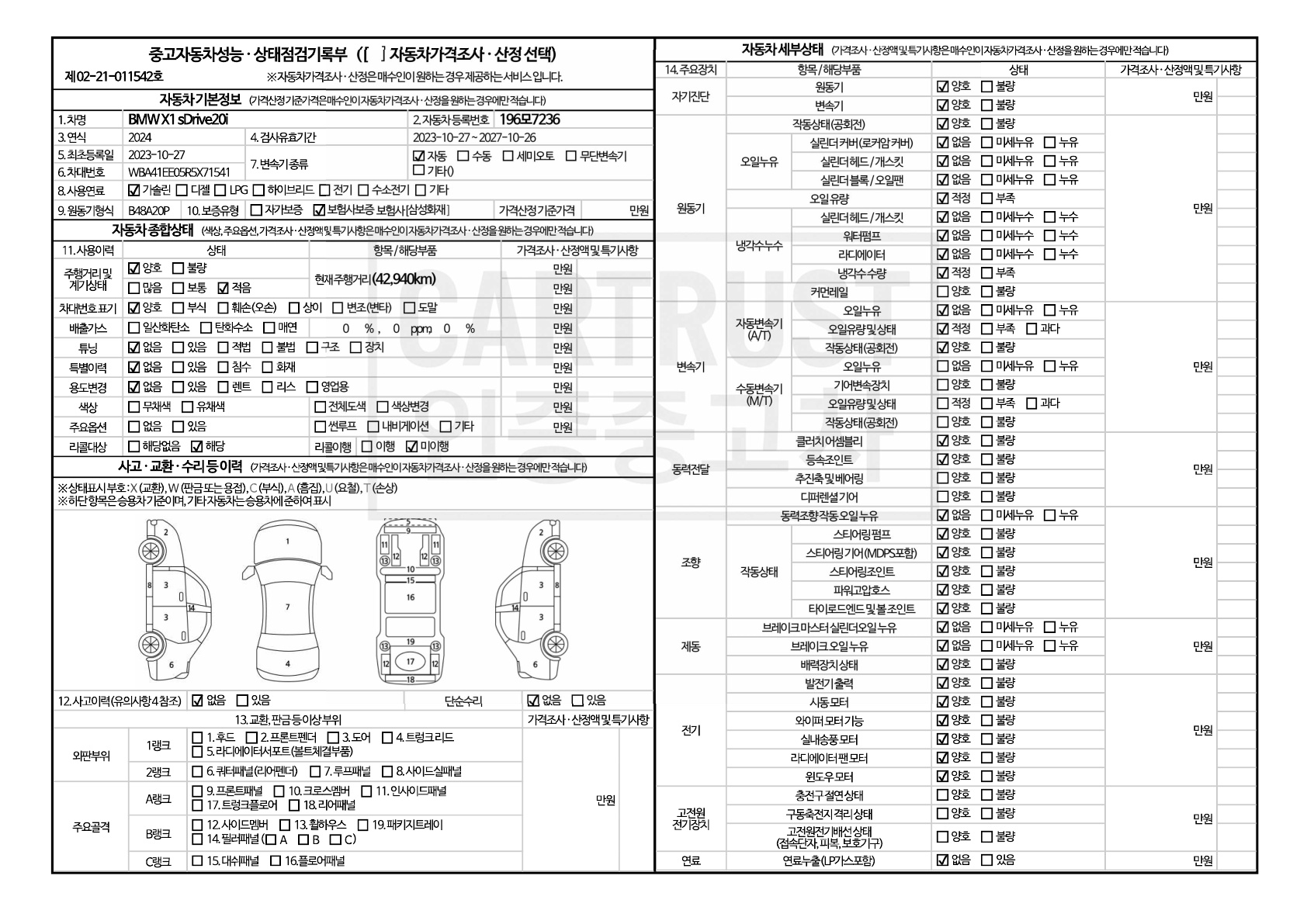 BMW X1 2024 — inspection photo 1