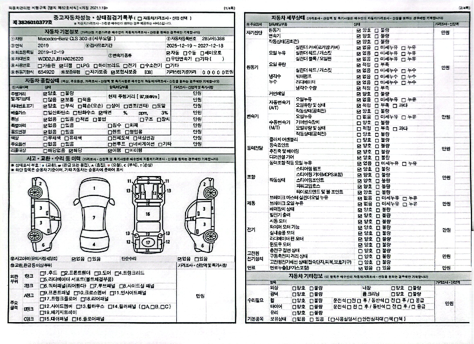Mercedes-Benz CLS-Class 2019 — inspection photo 1