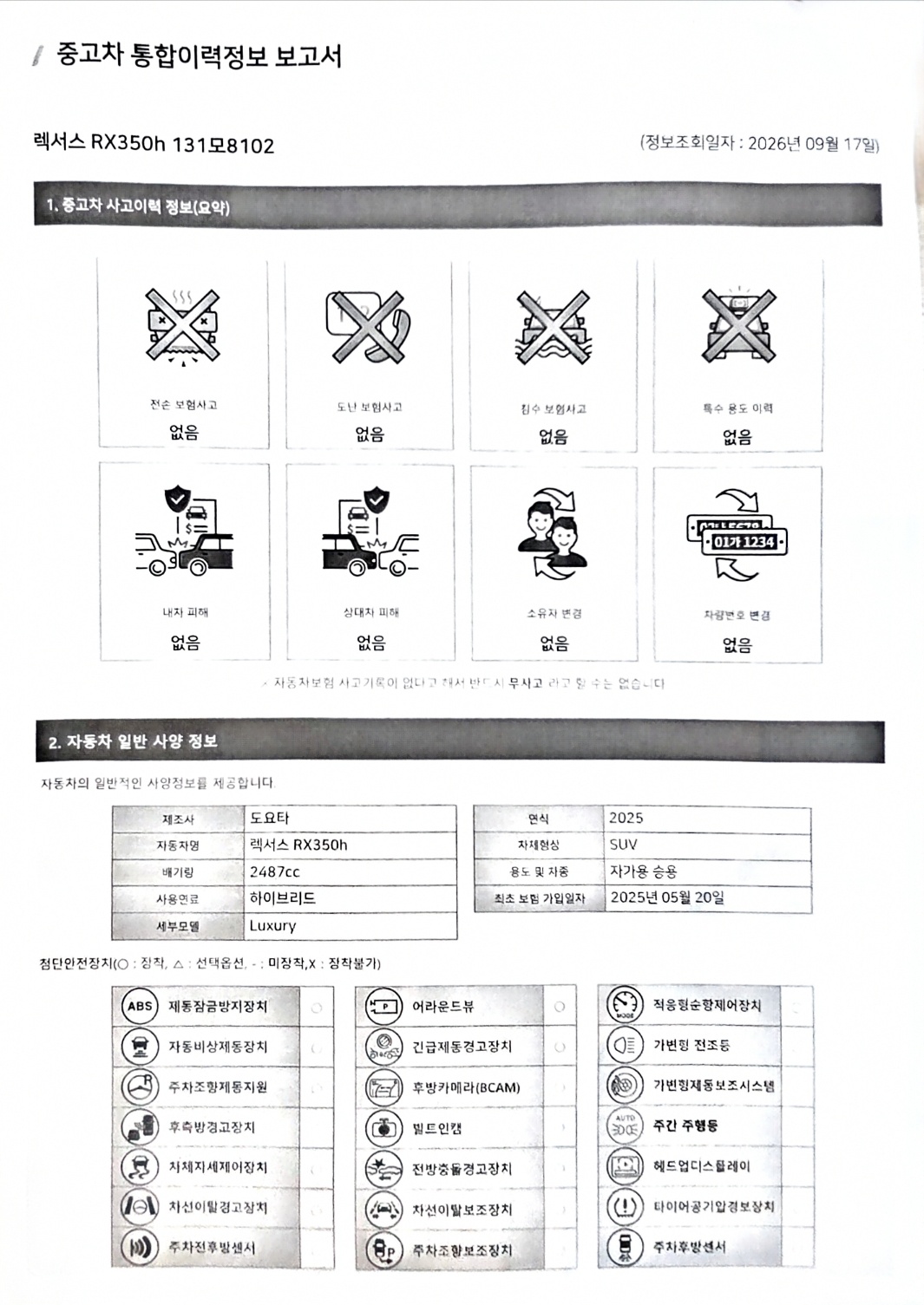 Lexus RX 2025 — inspection photo 3