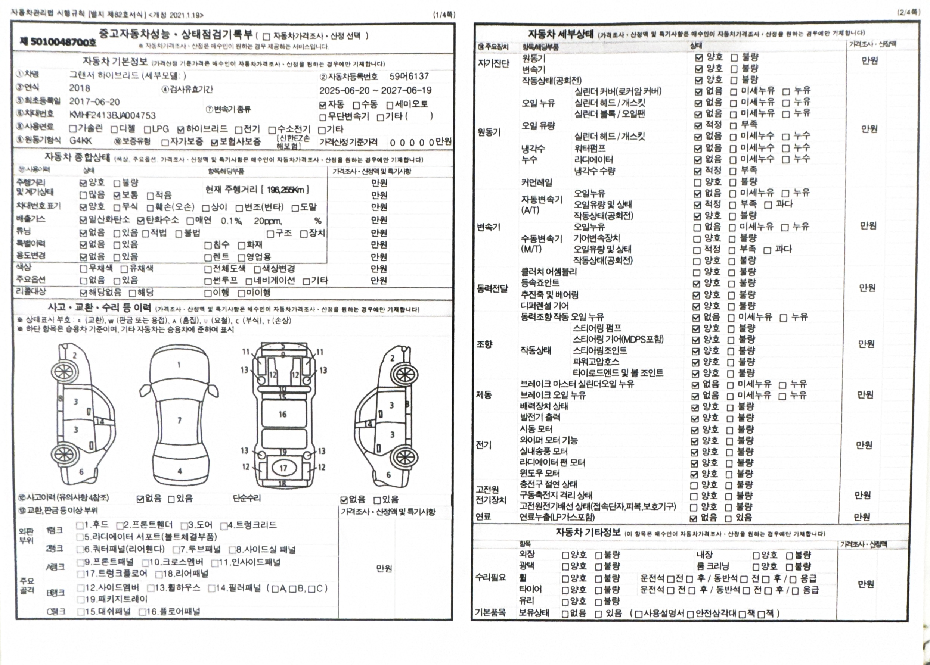 Hyundai Grandeur 2018 — inspection photo 1