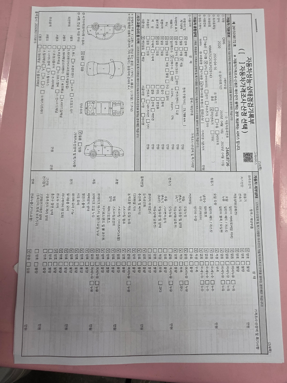 Renault Korea QM6 2020 — inspection photo 1