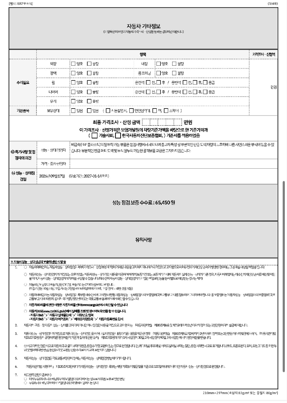 Renault Korea QM3 2015 — inspection photo 3