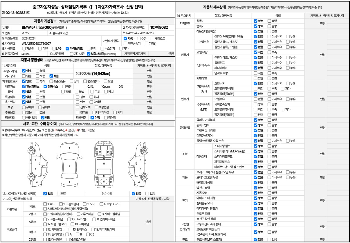 BMW 5-Series 2025 — inspection photo 1