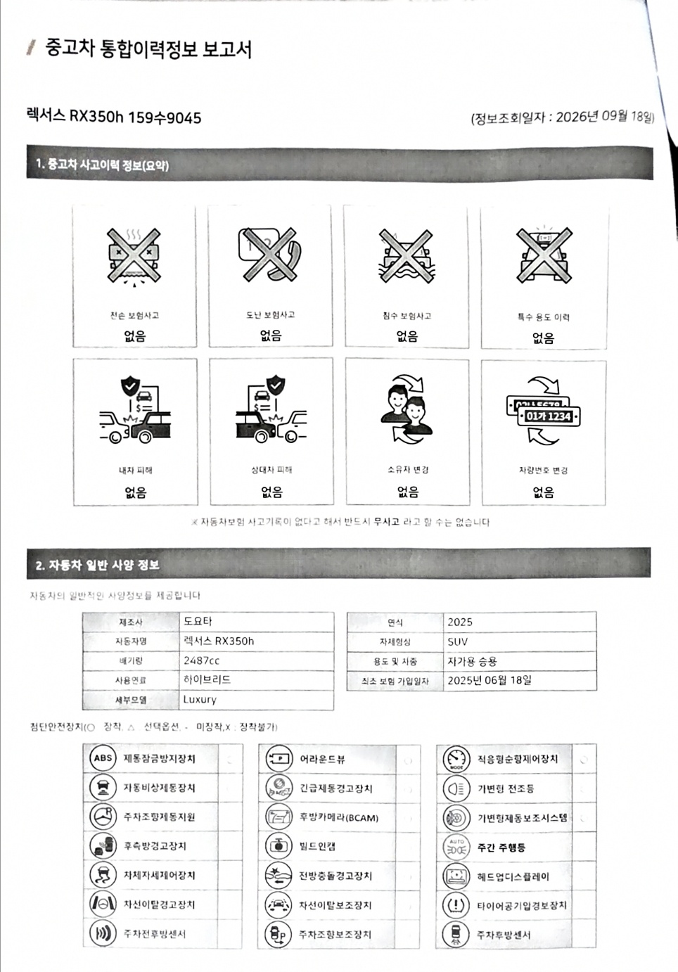 Lexus RX 2025 — inspection photo 3