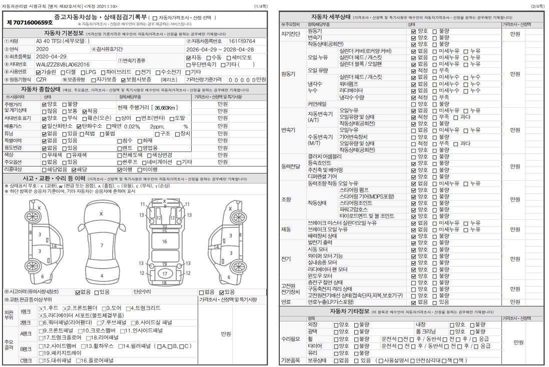 Audi A3 2020 — inspection photo 1