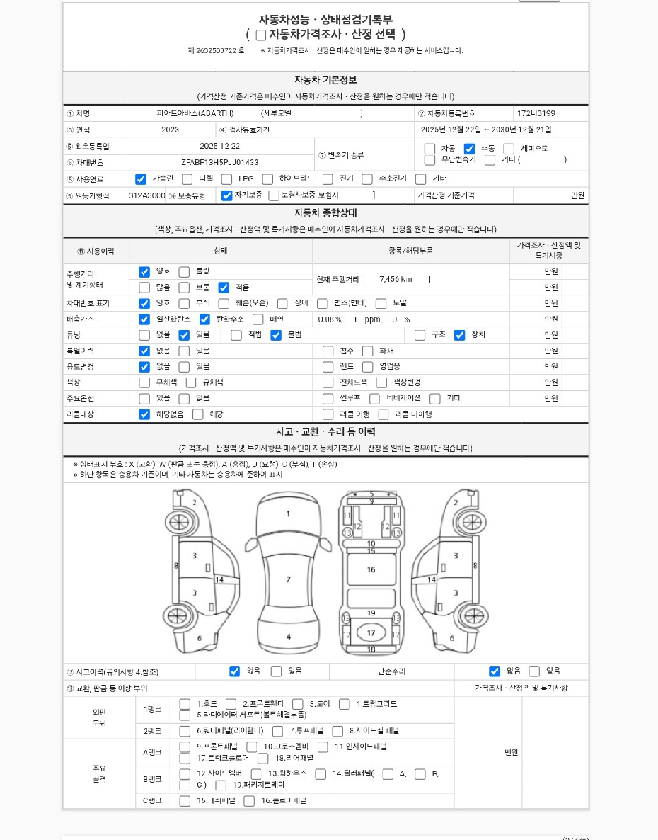 Fiat 500 2025 — inspection photo 1