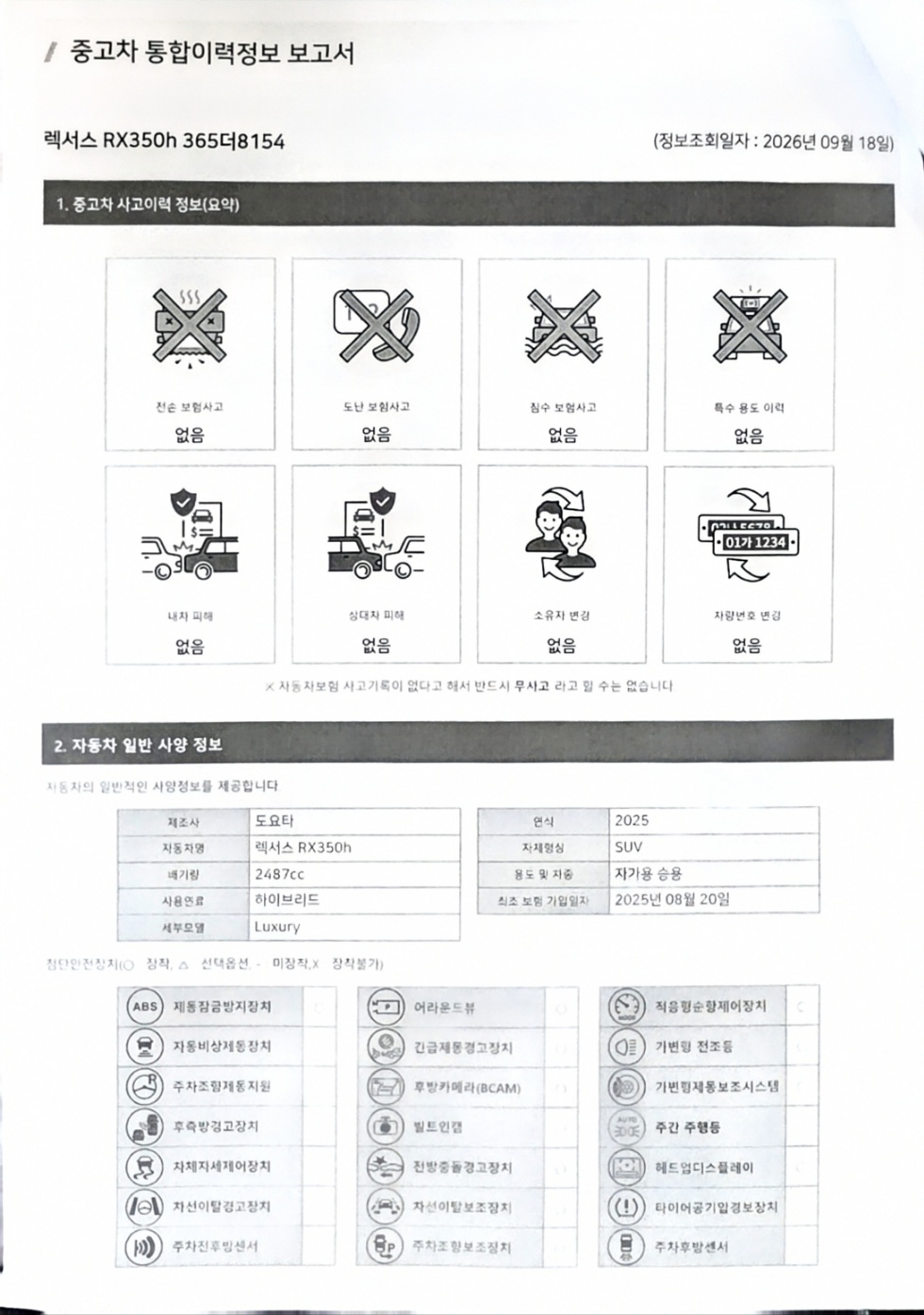 Lexus RX 2025 — inspection photo 3