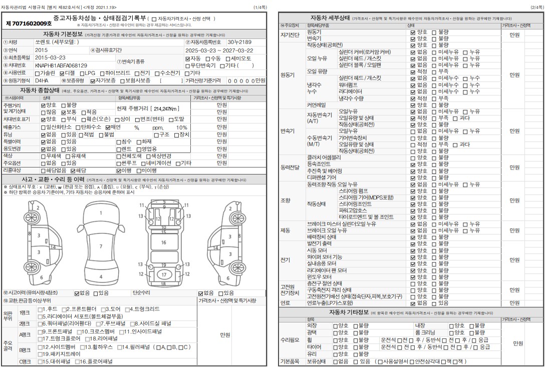 Kia Sorento 2015 — inspection photo 1