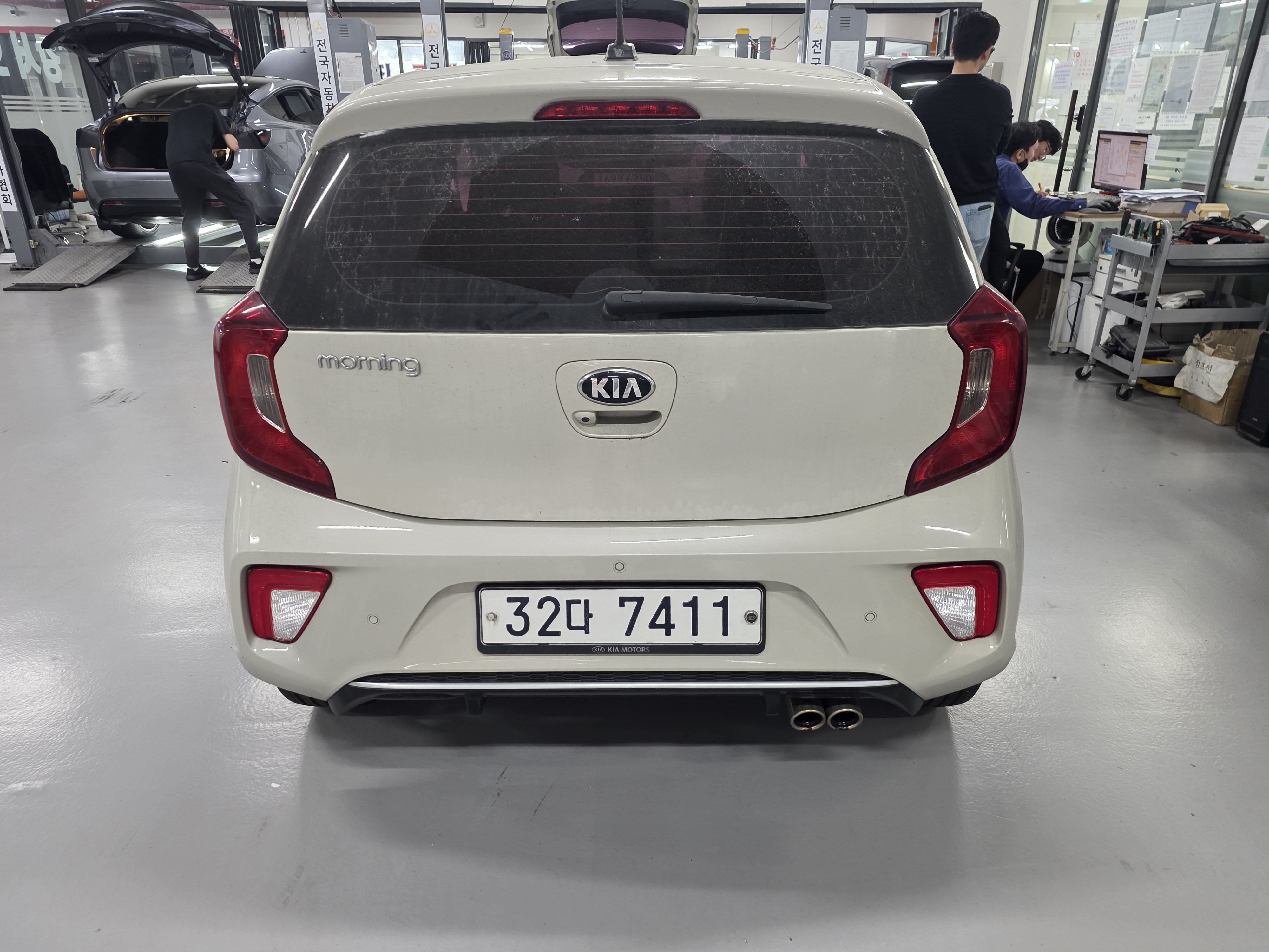 Kia morning 2017 — inspection photo 2