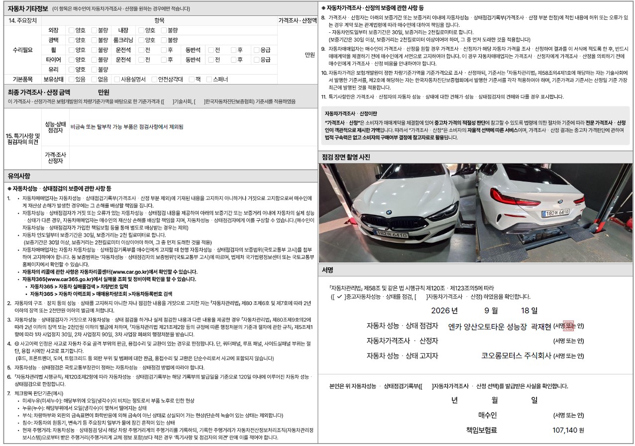 BMW 8-Series 2023 — inspection photo 2
