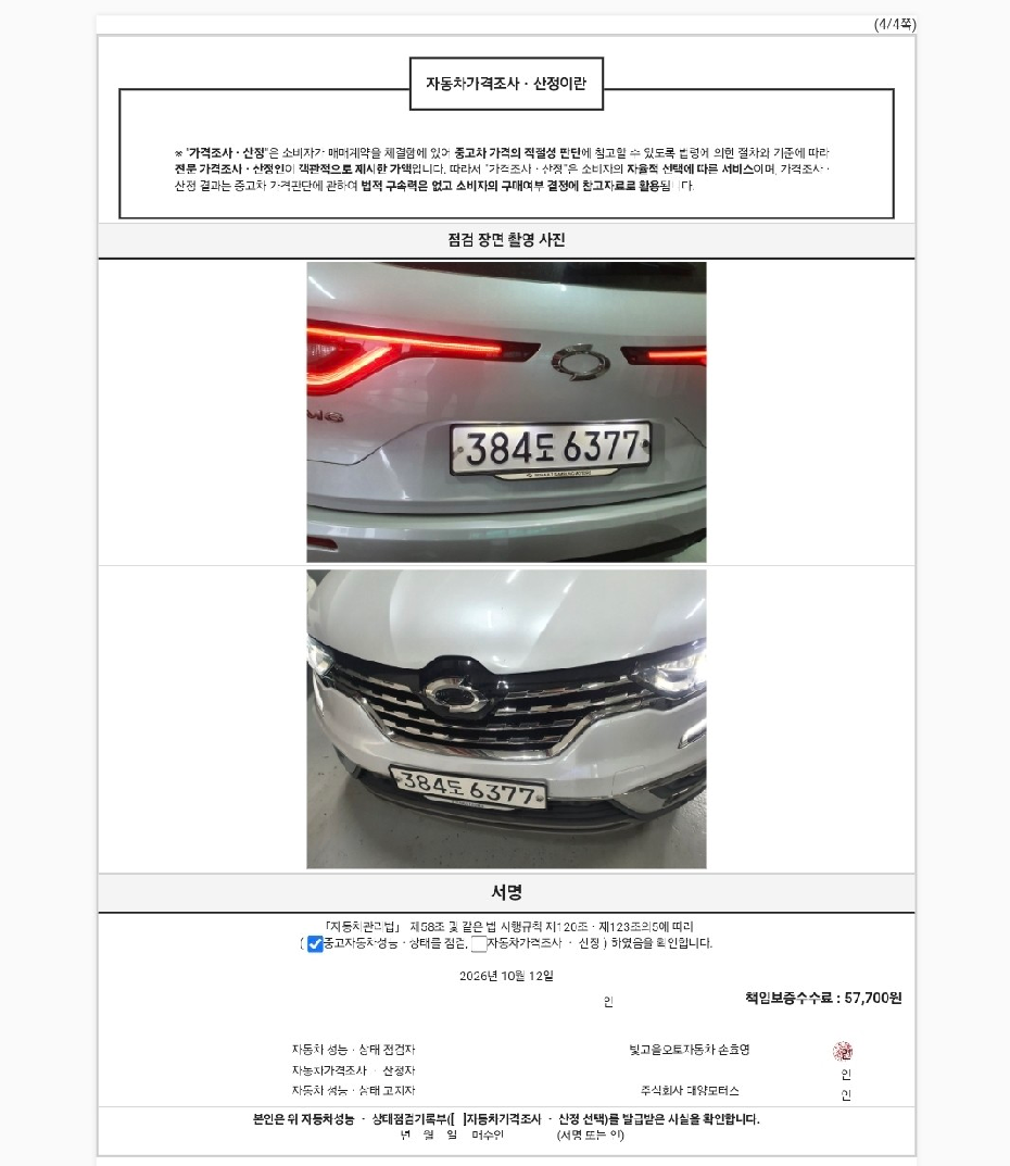 Renault Korea QM6 2020 — inspection photo 4