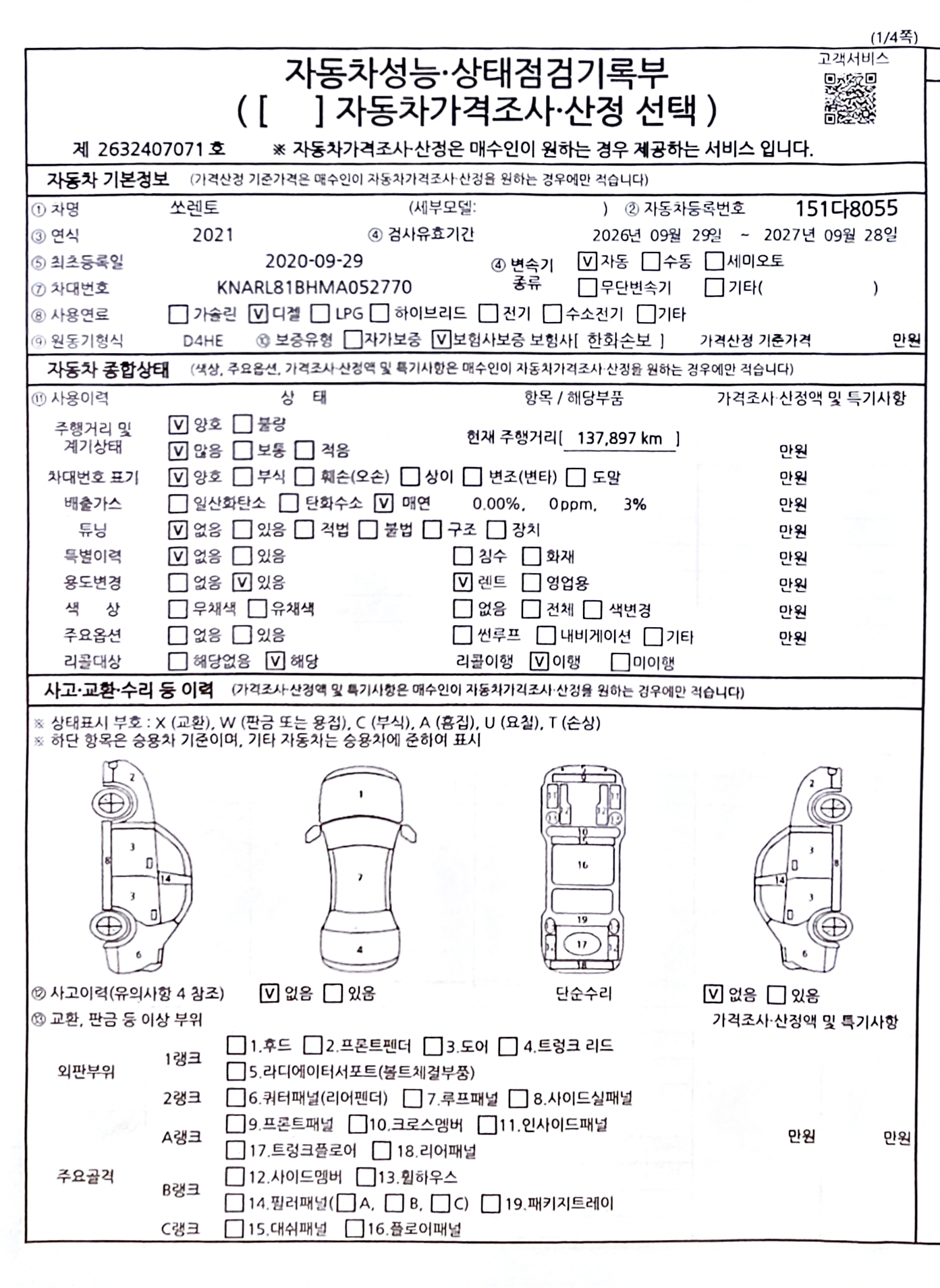 Kia Sorento 2021 — inspection photo 3