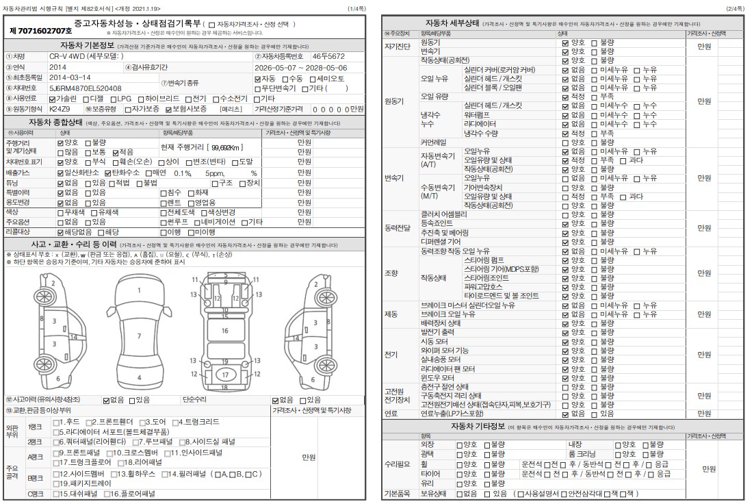 Honda CR-V 2014 — inspection photo 1
