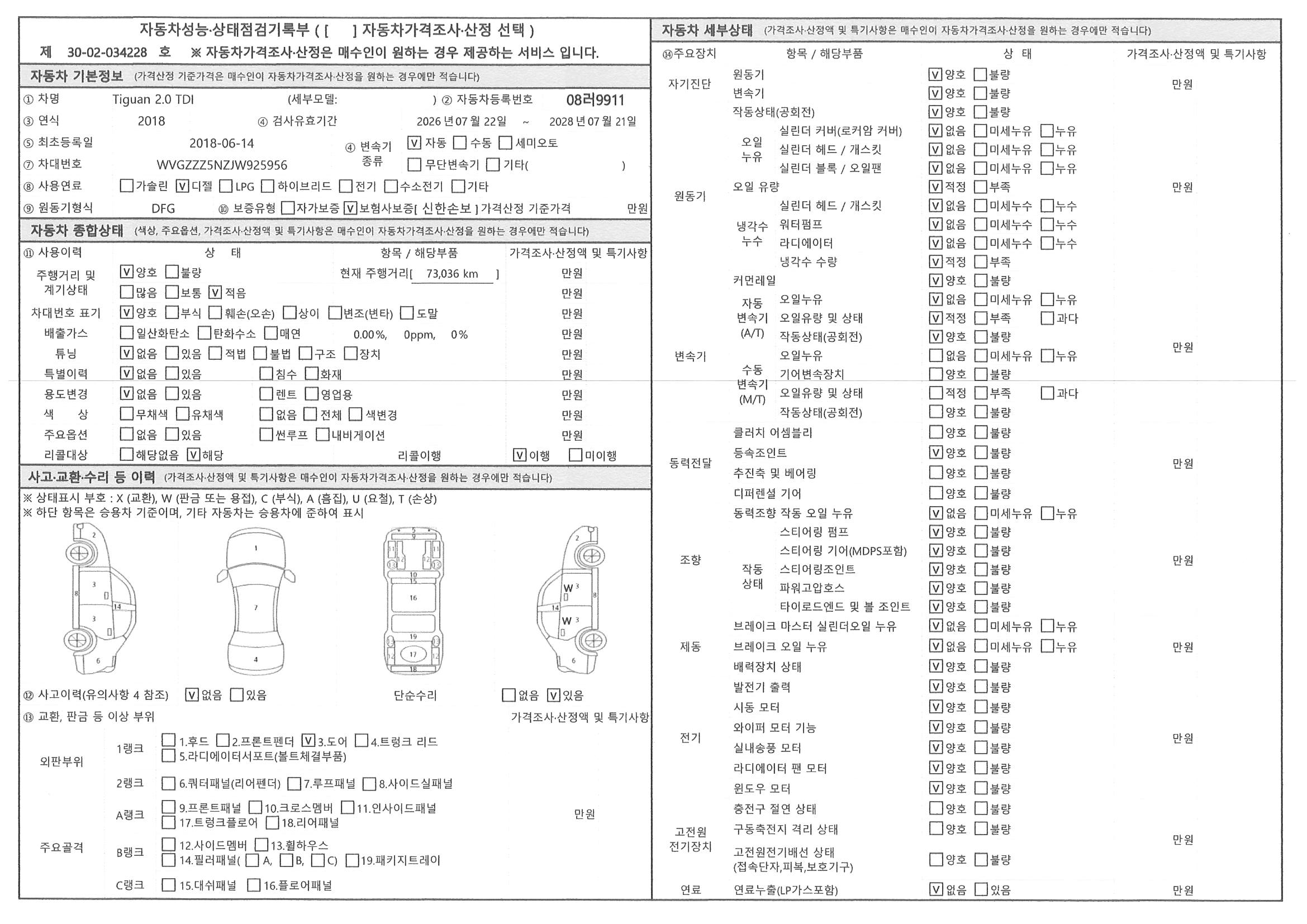 Volkswagen Tiguan 2018 — inspection photo 1