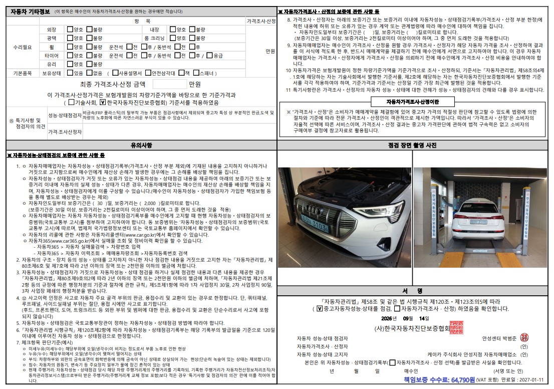 Audi e-tron 2021 — inspection photo 2