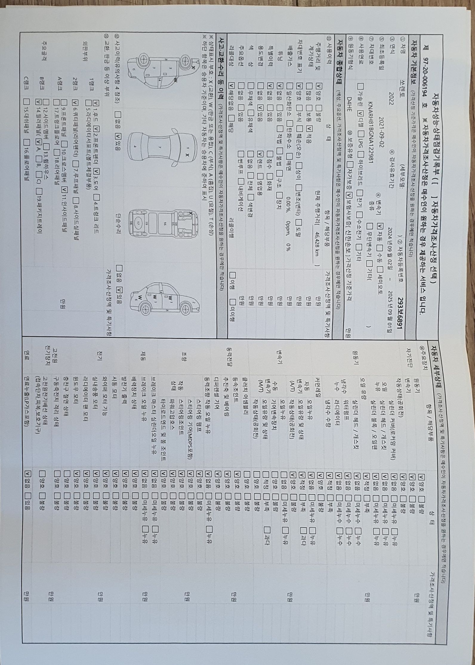 Kia Sorento 2022 — inspection photo 1