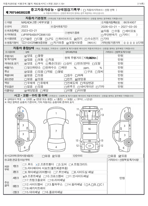 DFSK C35 2023 — inspection photo 1