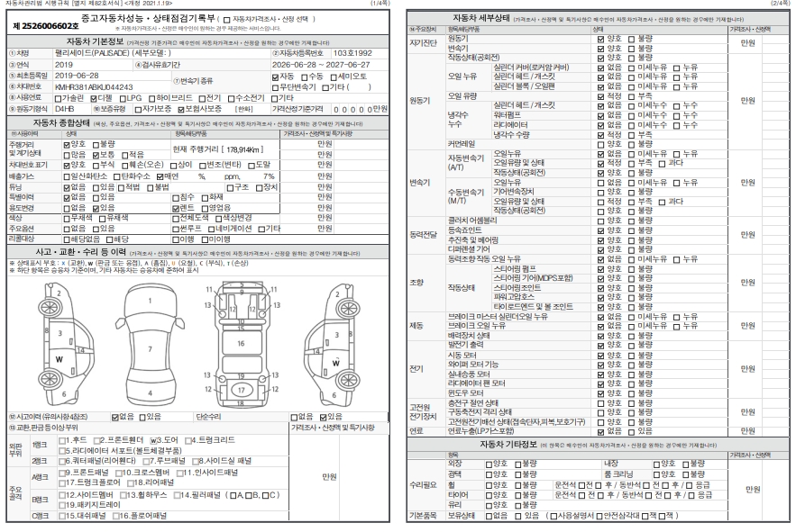 Hyundai Palisade 2019 — inspection photo 1