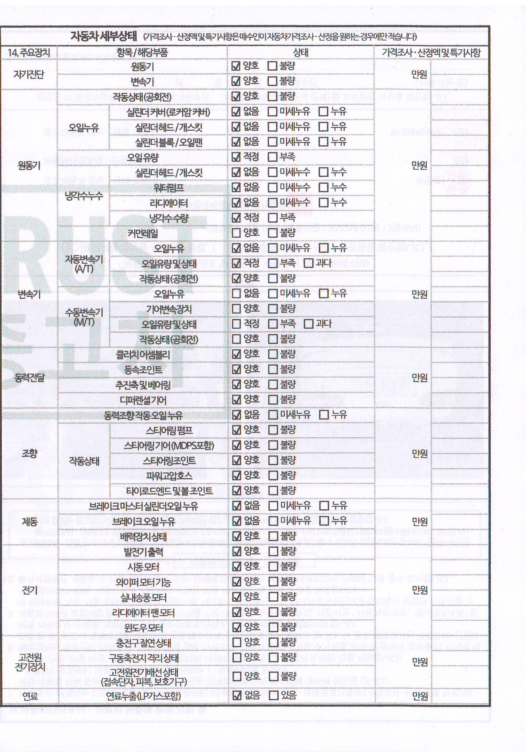 Kia K7 2013 — inspection photo 2
