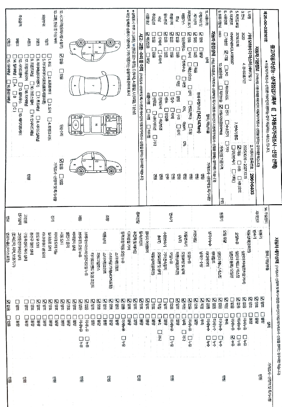 Kia Mohave 2020 — inspection photo 1