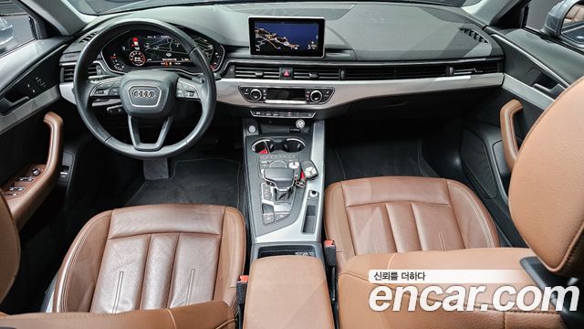 Audi A4 — interior