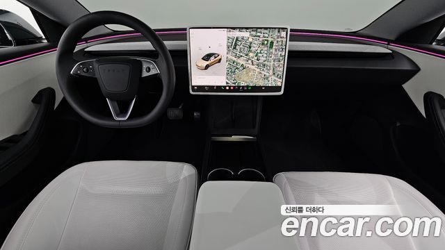 Tesla Model 3 — interior
