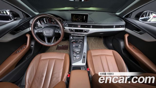 Audi A4 — interior