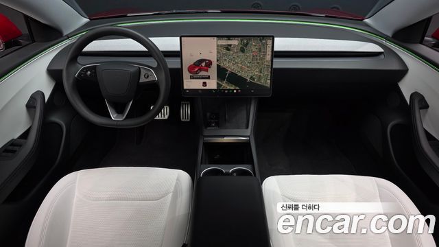 Tesla Model 3 — interior