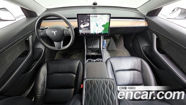 Tesla Model 3 — interior