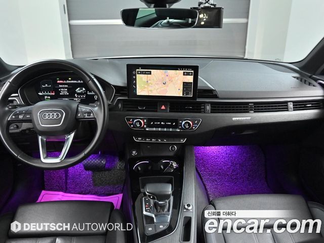 Audi A4 — interior