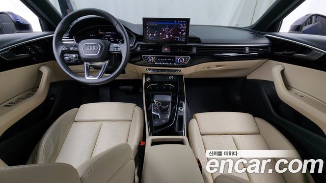 Audi A4 — interior