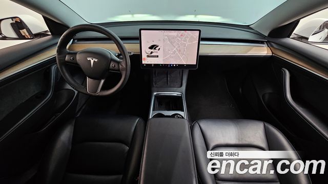 Tesla Model 3 — interior