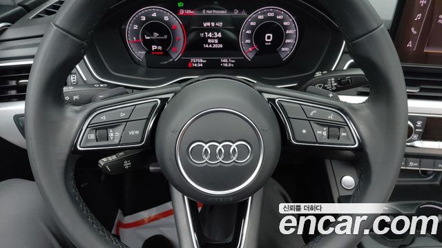 Audi A4 — interior
