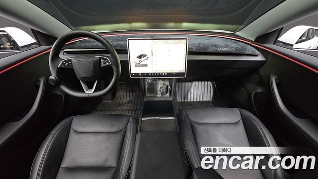 Tesla Model 3 — interior