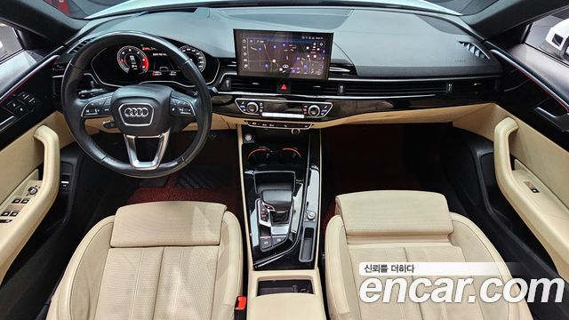 Audi A4 — interior
