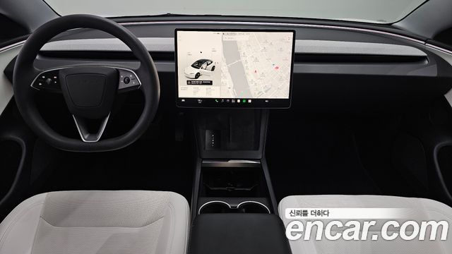Tesla Model 3 — interior