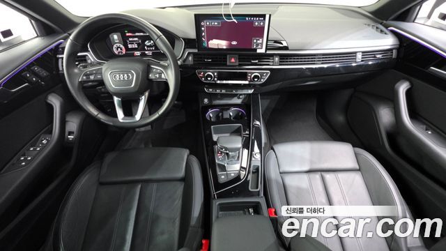 Audi A4 — interior