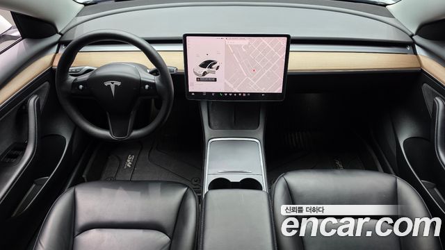 Tesla Model 3 — interior