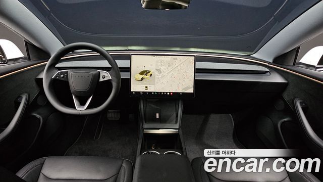 Tesla Model 3 — interior